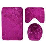 Set de 3 Tapis de Bain Ultra Doux & Antidérapants