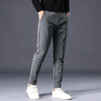 Pantalon élégant d'hiver avec doublure en polaire ultra-chaude pour Homme