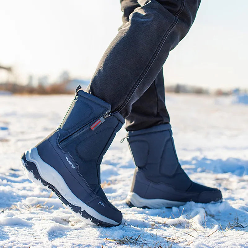 Bottes de neige Polaire mi-mollet - Fermeture Zip