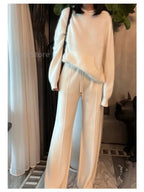 Pantalon large en laine pour femme - Collection Hiver 2023