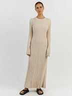 Robe longue plissée - Collection Automne 2023