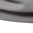 Pull Sweat déconctracté col zippé et bande manche