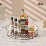 Plateau Tournant 360° Antidérapant – Cuisine & Salle de Bain