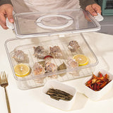 Lunch Box pour snacks à 8 compatiments avec poignée