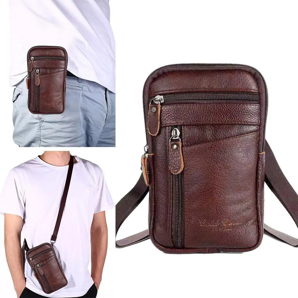 Sac Bandoulière Homme en Cuir - Élégant & Pratique