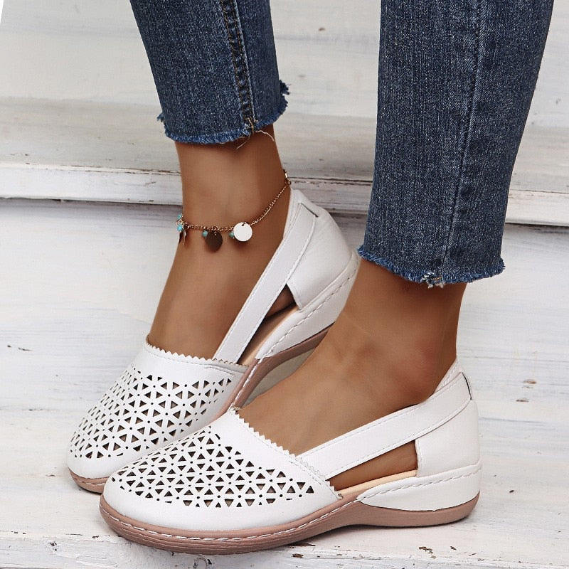 Ballerine ajourée en Cuir PU - Collection été 2023