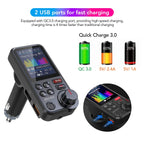 Émetteur FM Bluetooth sans fil pour voiture