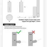 Butée de Porte Magnétique - Fixation Sans Clous
