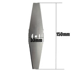 4x Lames Métal 150mm pour Coupe-Herbe & Débroussailleuse + 1 OFFERTE