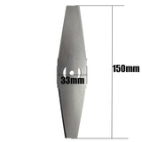 4x Lames Métal 150mm pour Coupe-Herbe & Débroussailleuse + 1 OFFERTE