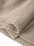 Cardigan à grosse maille avec ceinture