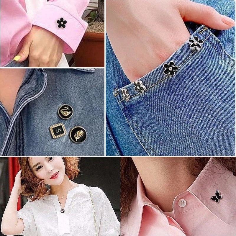Ensemble de Boutons de Broche en Perles (20 pièces)