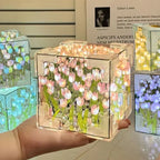 Lampe Cube LED DIY Tulipe à Créer Soit-même