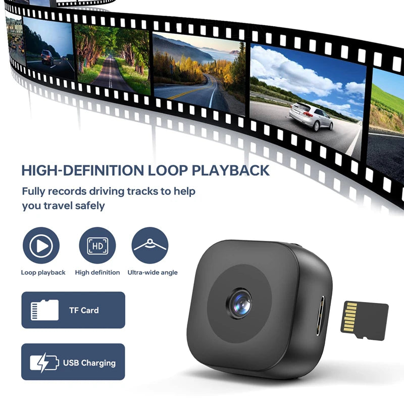 Mini Caméra HD 4K WiFi Sans Fil Détecteur de Mouvement