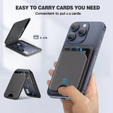 Coque de Téléphone Magnétique 2 en 1 Porte-feuille & Support