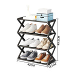 Rangement à chaussures rétractable - 4 étagères