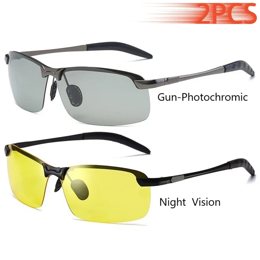 Lot de 2 Paires de Lunettes de Soleil Polarisantes Incassables