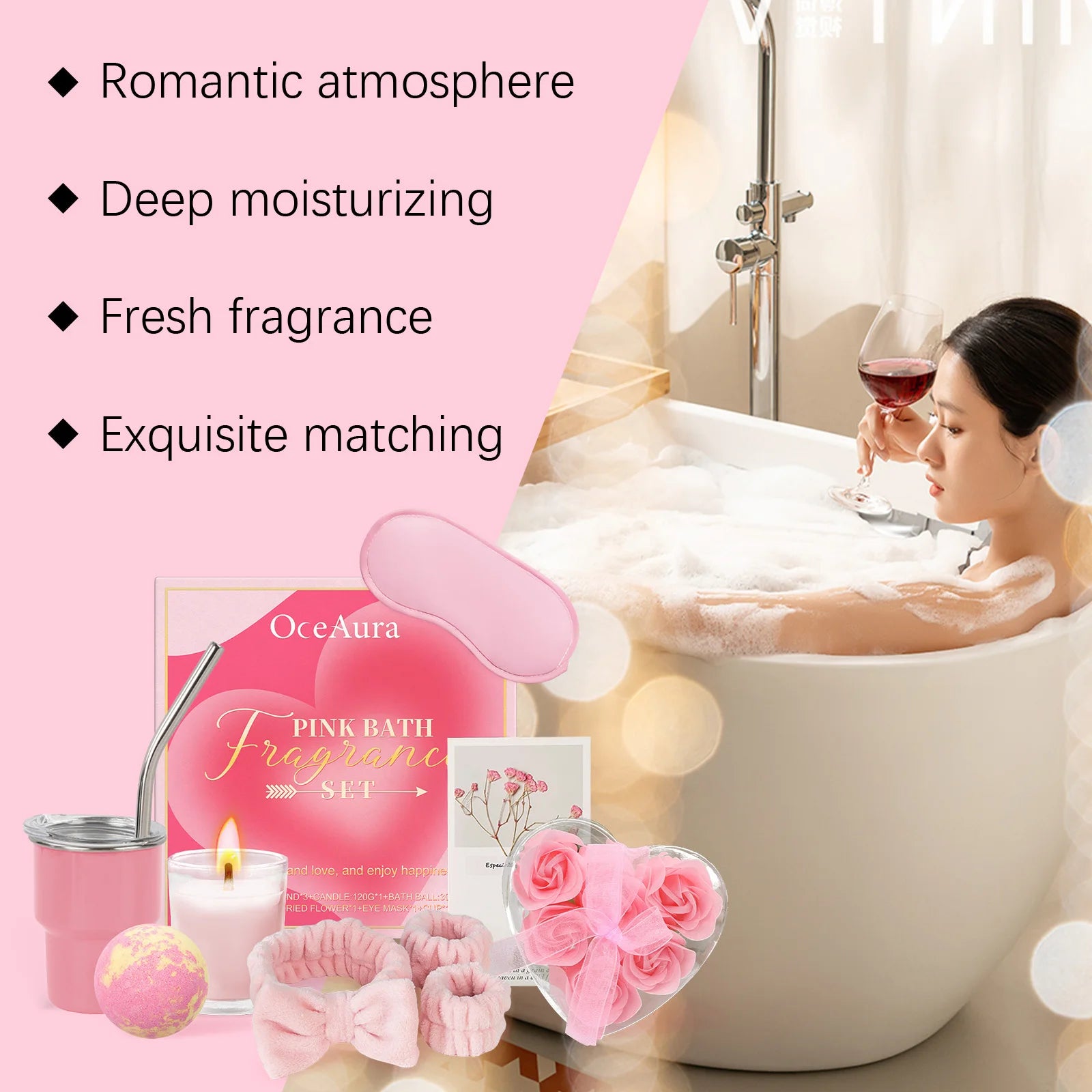 PINKY RELAX - Coffret Cadeau SPA & Détente pour Femme