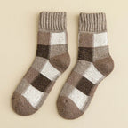 5 Paires de Chaussettes chaudes à Carreaux - Homme