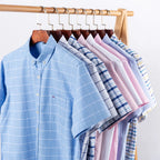 Chemise légère à carreaux pour homme - Manches courtes