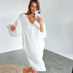 Robe ample décontractée manche ballon - Collection 2023