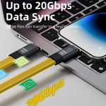 Câble USB-C Ultra Rapide 100W & 20Gbps