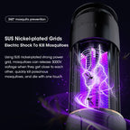 Lampe anti-moustiques USB avec minuterie intelligente — idéale pour extérieur & camping