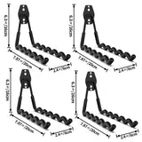 Lot de 2 Crochets Muraux Ultra-Résistants pour Garage + 1 OFFERT