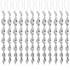 12x Répulsif à Oiseaux Spiralé Rotatif en Acier Inoxydable