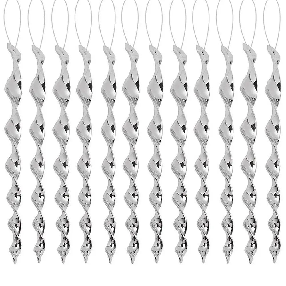 12x Répulsif à Oiseaux Spiralé Rotatif en Acier Inoxydable