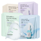 Lot de 20 Masques en tissu - Soin visage