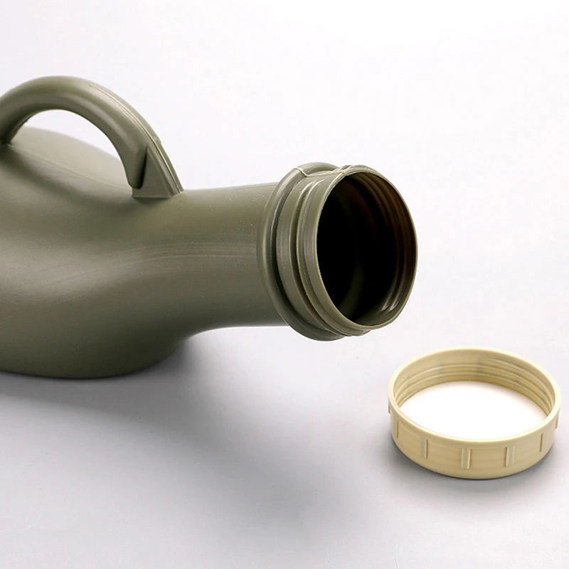 Urinoir Portable à Poignée Unisexe avec Embout Adapté & Réservoir 1000ML — Pratique pour Camping & Voyage