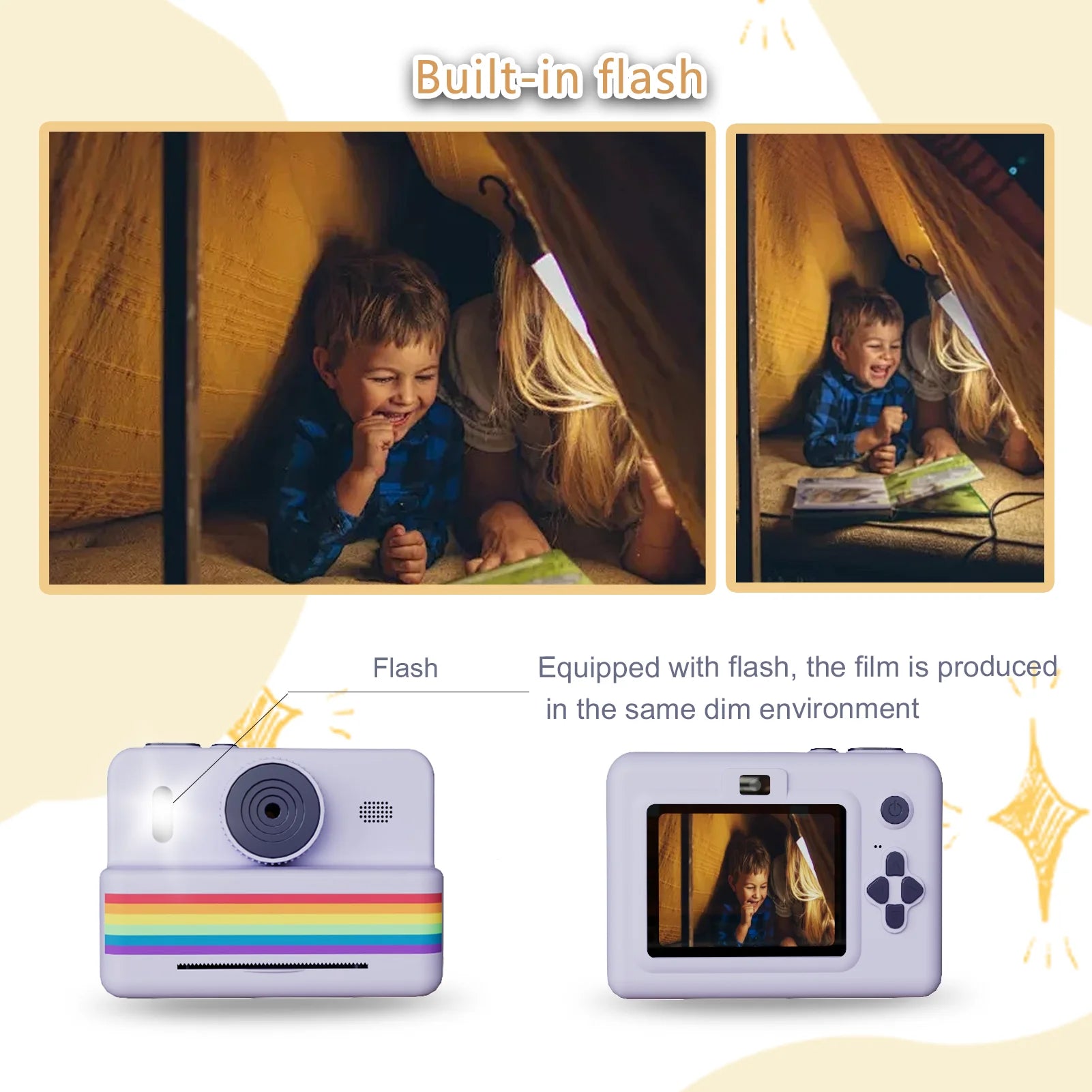 Appareil photo numérique instantané pour enfants