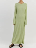 Robe longue plissée - Collection Automne 2023