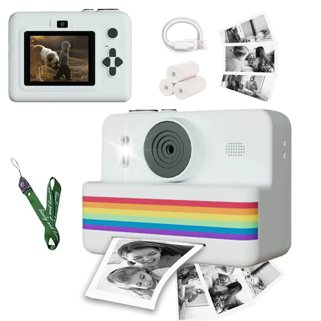 Appareil photo numérique instantané pour enfants
