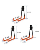 Lot de 2 Crochets Muraux Ultra-Résistants pour Garage + 1 OFFERT