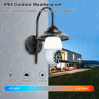 Ampoule Caméra Espion WiFi E27 5MP PTZ — Suivi Auto IA, Zoom 10X