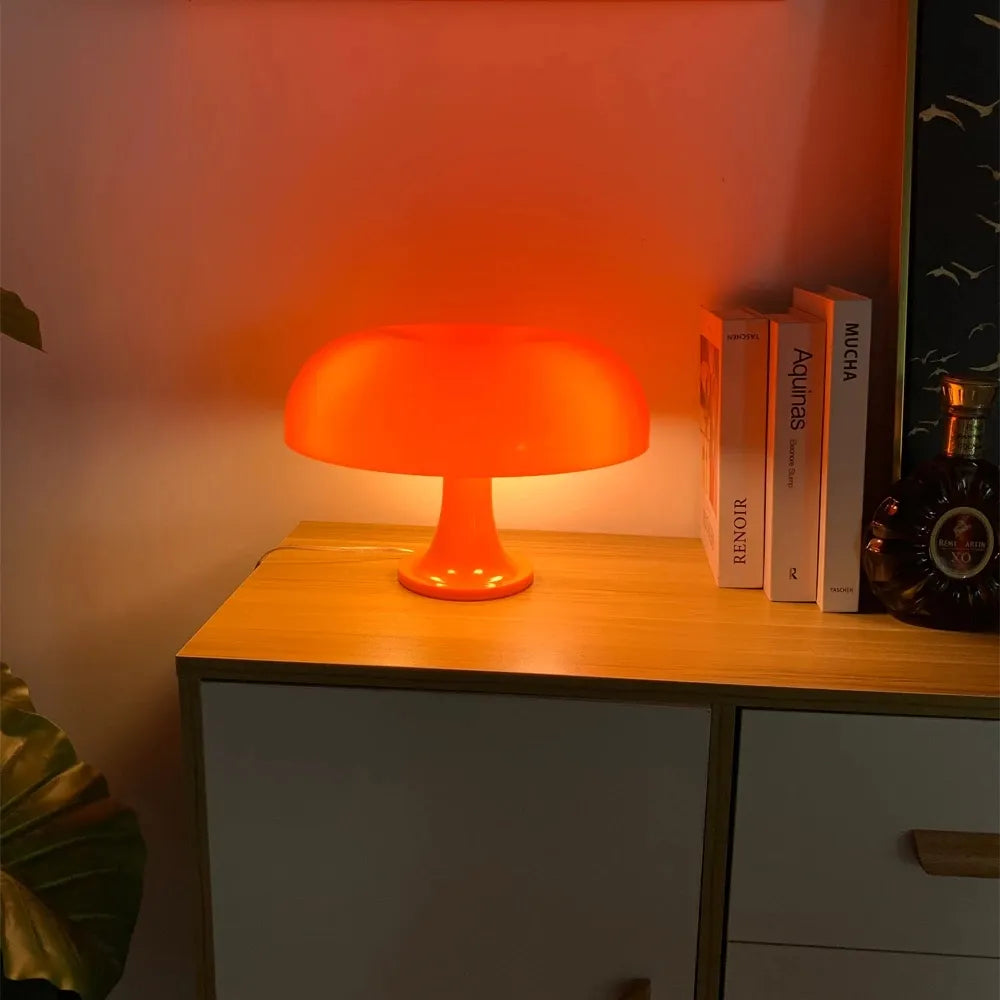 Lampe danoise en forme de champignon - Inspiration années 70