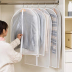 2 x housse de vêtement transparente