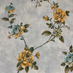 Pivoine bleue dorée / 50cmX3m,Pivoine bleue dorée / 50cmX10m