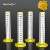 Règle 2 en 1 avec Niveau Magnétique