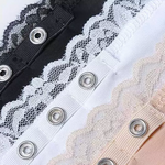 Cache décolleté en dentelle à clipser