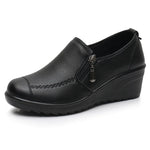 Chaussures décontractées à semelle compensée pour femme