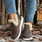 Bottines de Neige Intérieur Fausse Fourrure - Faciles à Enfiler