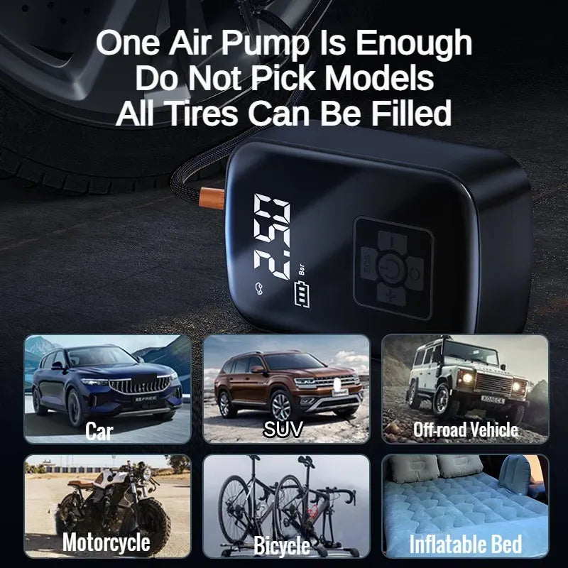 Mini compresseur d'air portable rechargeable