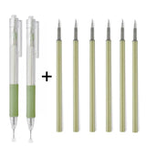Stylo cutter de précision pour travaux manuels - 2 Stylos + 8 recharges