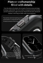 Montre intelligente connectée 2 en 1 avec écouteurs + Bracelet OFFERT