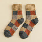5 Paires de Chaussettes chaudes à Carreaux - Homme