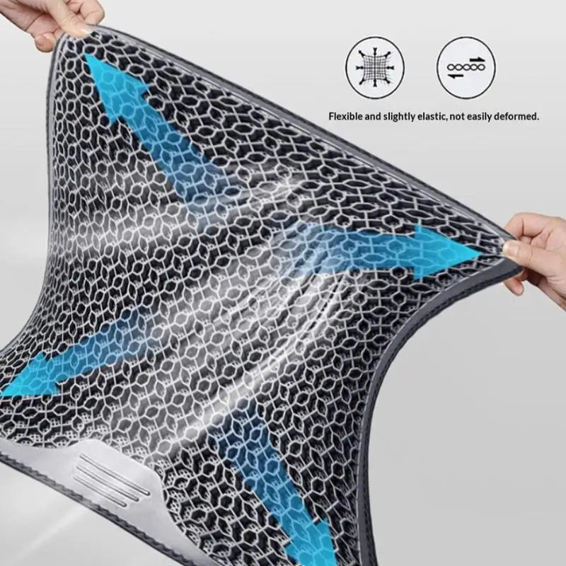 Coussin de Siège ERGO en Gel Conception Nid d'Abeille - Respirant & Lavable