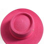 Chapeau de paille chic pour femme